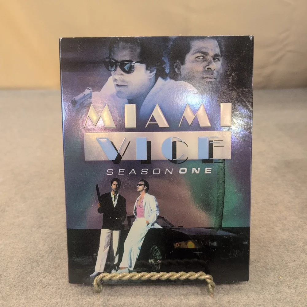 Miami Vice Season One DVD Box Set 1980s Crime Drama Series Don Johnson VG+ - Picture 1 of 2